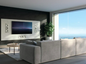 Two-channel hi-fi listening room