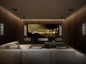 Private cinema installation by Olson's HiFi